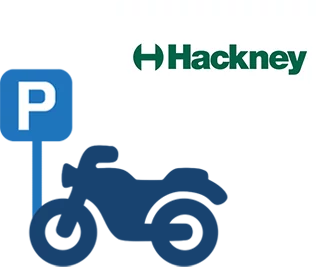 Hackney motorcycle bays