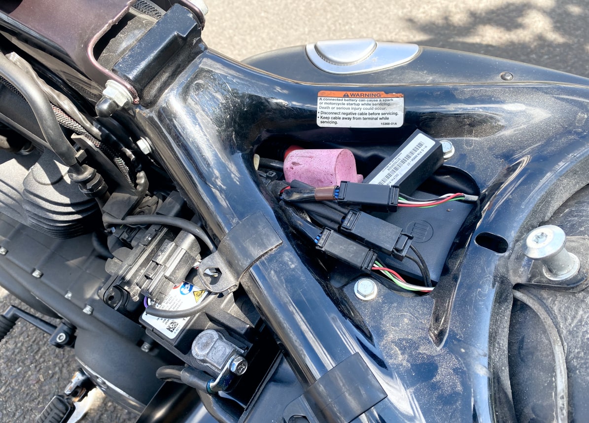 Monimoto Motorcycle tracker install